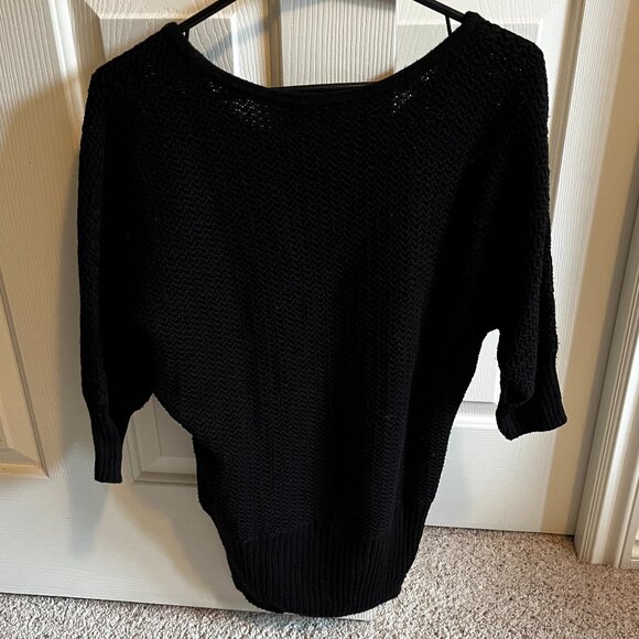 Ricki's Wool Black Knit Sweater - Picture 1 of 4